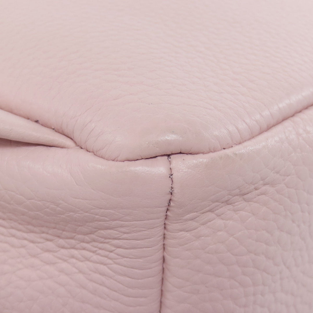 MICHAEL KORS Backpack leather pink logo Women Used Authentic