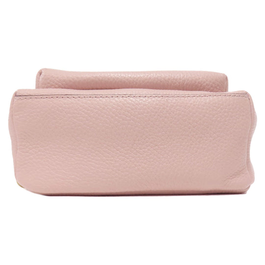 MICHAEL KORS Backpack leather pink logo Women Used Authentic