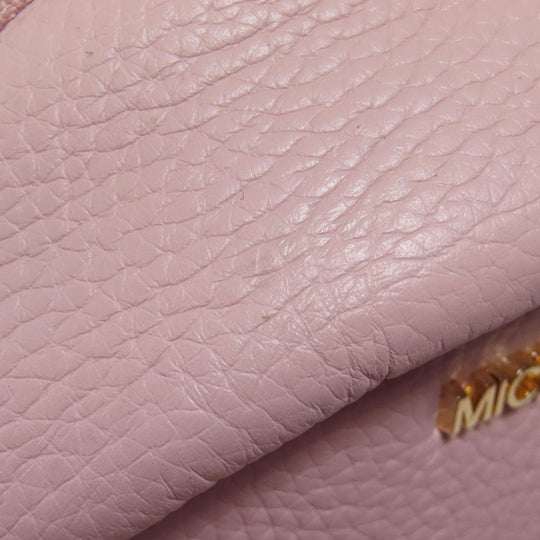 MICHAEL KORS Backpack leather pink logo Women Used Authentic