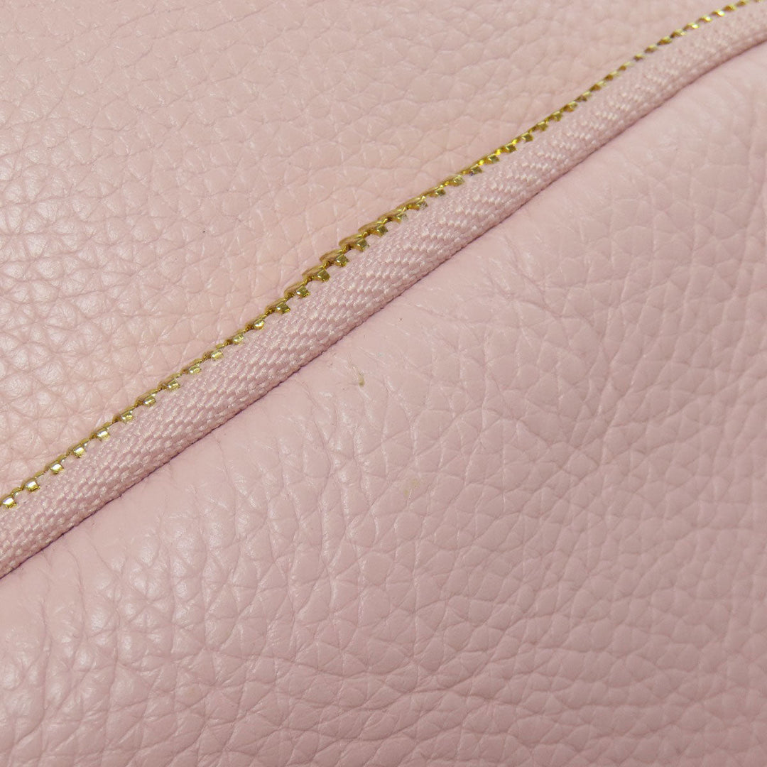 MICHAEL KORS Backpack leather pink logo Women Used Authentic