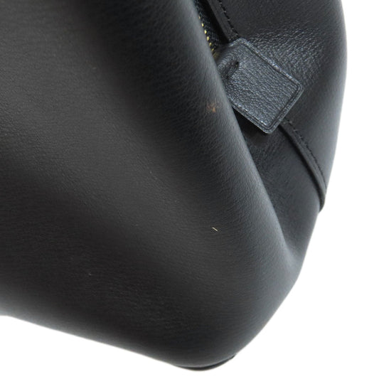 COACH Tote Bag F79988 leather black logo Women Used Authentic