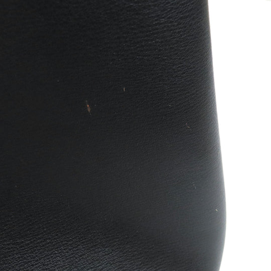 COACH Tote Bag F79988 leather black logo Women Used Authentic