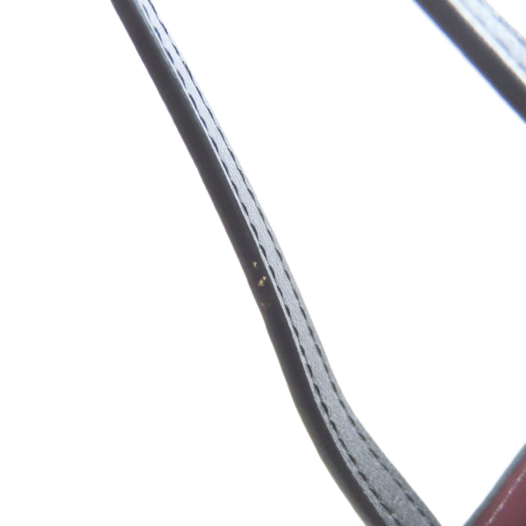 COACH Tote Bag F79988 leather black logo Women Used Authentic