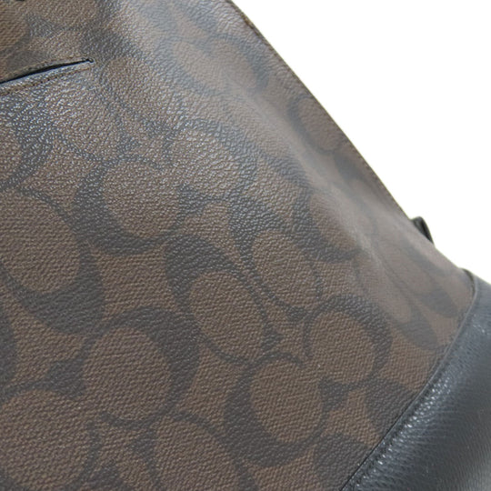 COACH Handbag F37233 PVC Brown Signature 2WAY