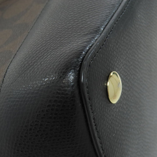 COACH Handbag F37233 PVC Brown Signature 2WAY