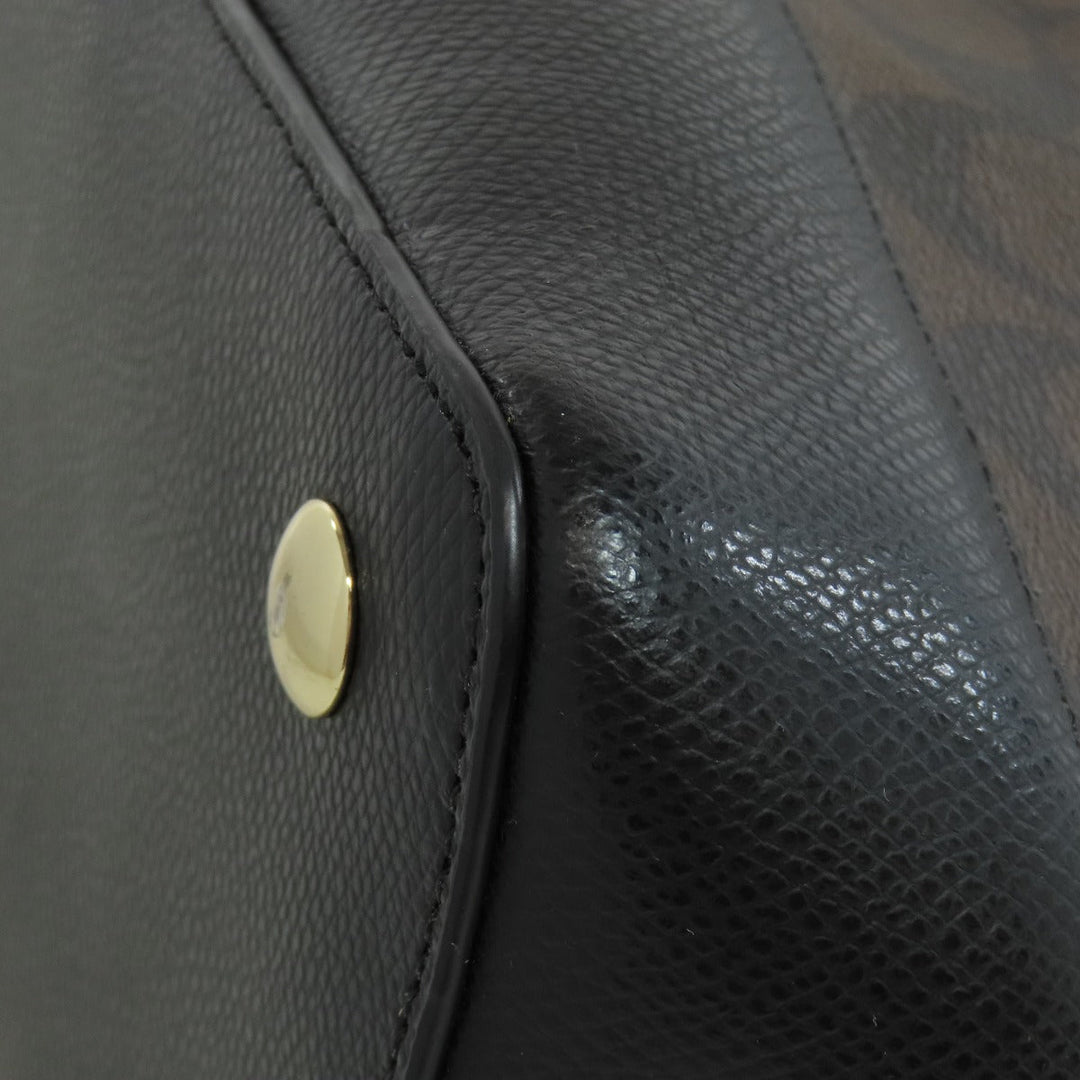 COACH Handbag F37233 PVC Brown Signature 2WAY