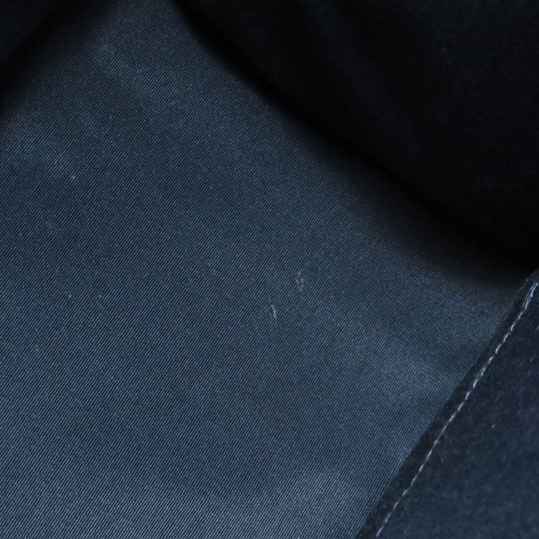 COACH Tote Bag CA593 straw Navy Dempsey 2WAY