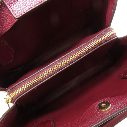 MICHAEL KORS Handbag PVC Brown MK Signature 2WAY Women Used Authentic
