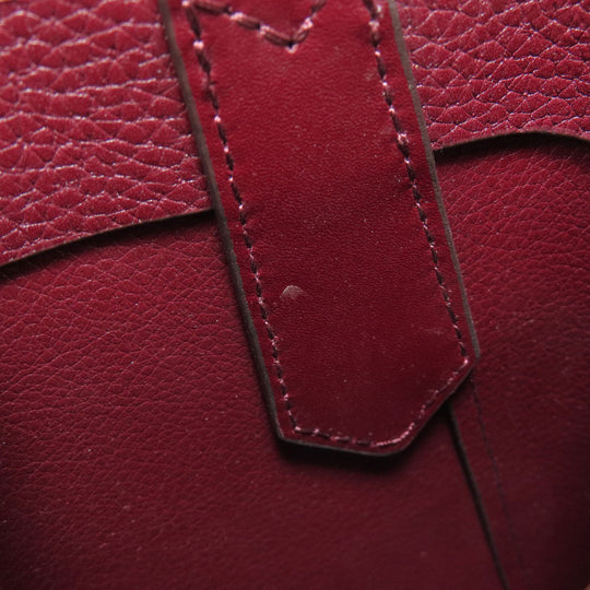 MICHAEL KORS Handbag PVC Brown MK Signature 2WAY Women Used Authentic