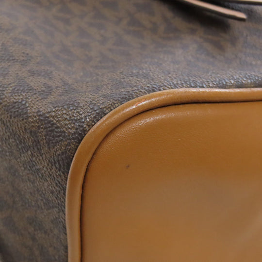 MICHAEL KORS Backpack PVC Brown MK signature