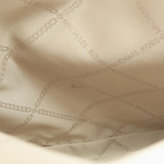 MICHAEL KORS Backpack PVC Brown MK signature