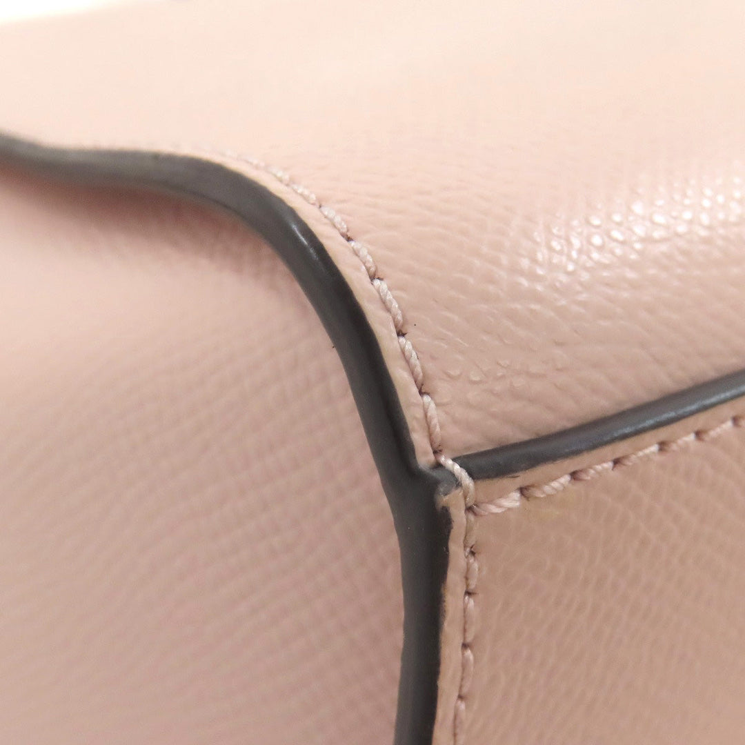 MICHAEL KORS Shoulder Bag PVC pink logo Women Used Authentic