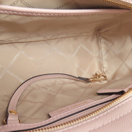 MICHAEL KORS Shoulder Bag PVC pink logo Women Used Authentic