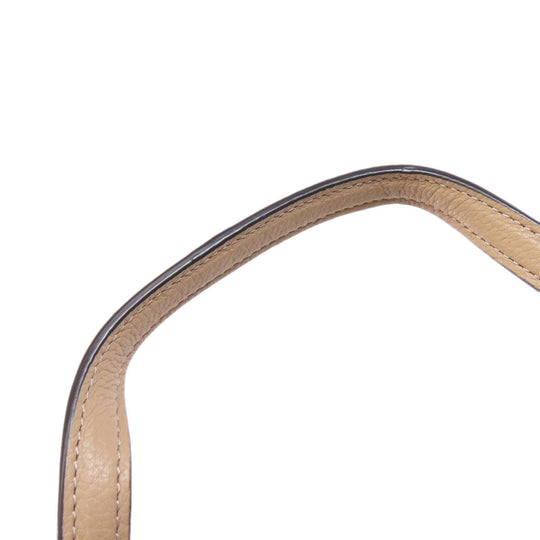 COACH Handbag C3768 leather beige Tyler Carryall 2WAY Women Used Authentic