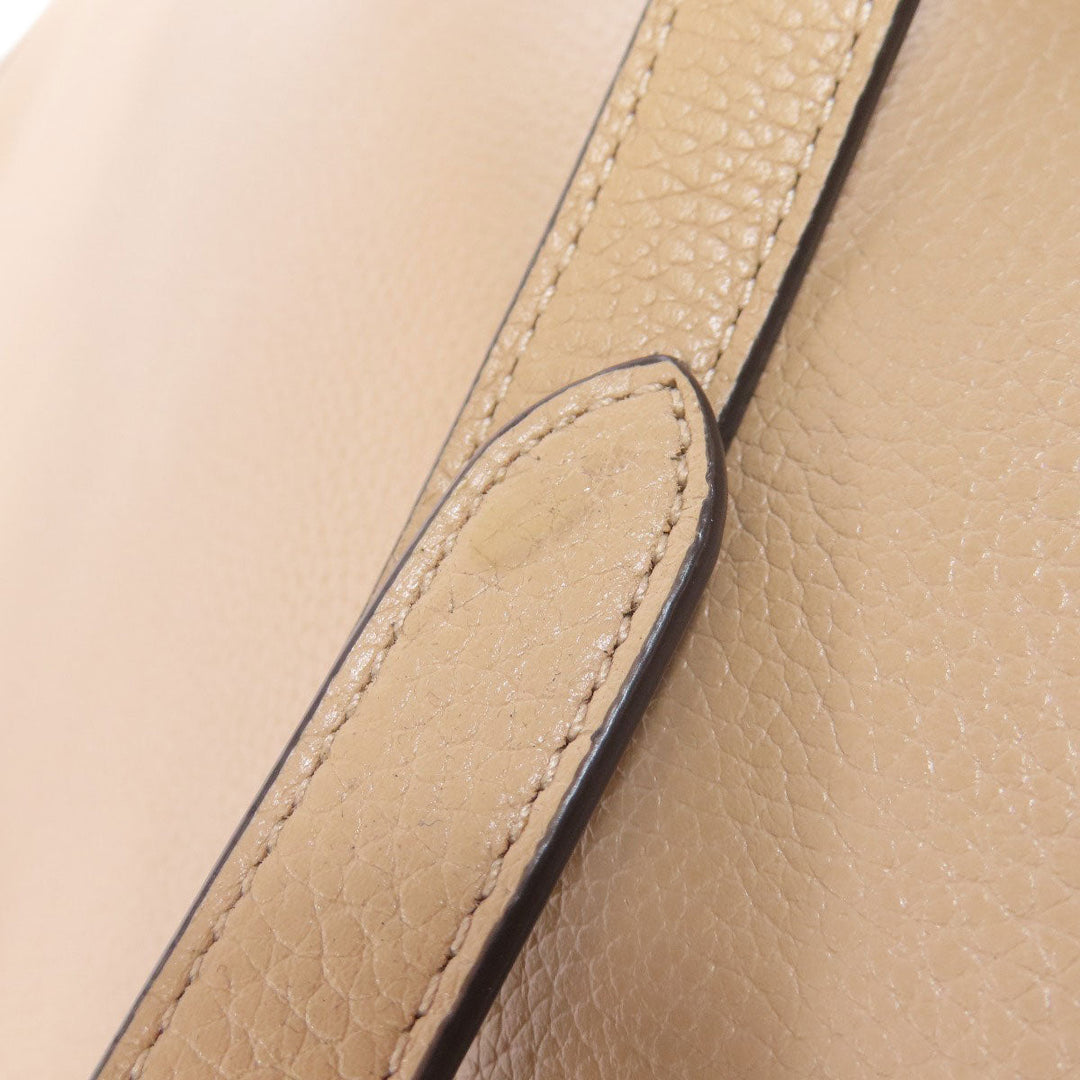 COACH Handbag C3768 leather beige Tyler Carryall 2WAY Women Used Authentic