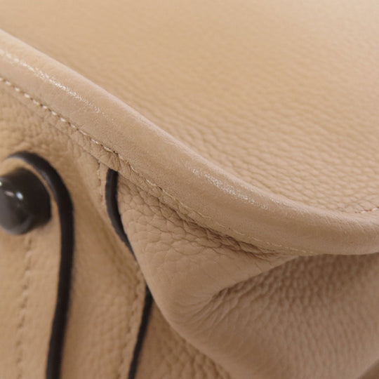 COACH Handbag C3768 leather beige Tyler Carryall 2WAY Women Used Authentic