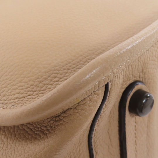 COACH Handbag C3768 leather beige Tyler Carryall 2WAY Women Used Authentic