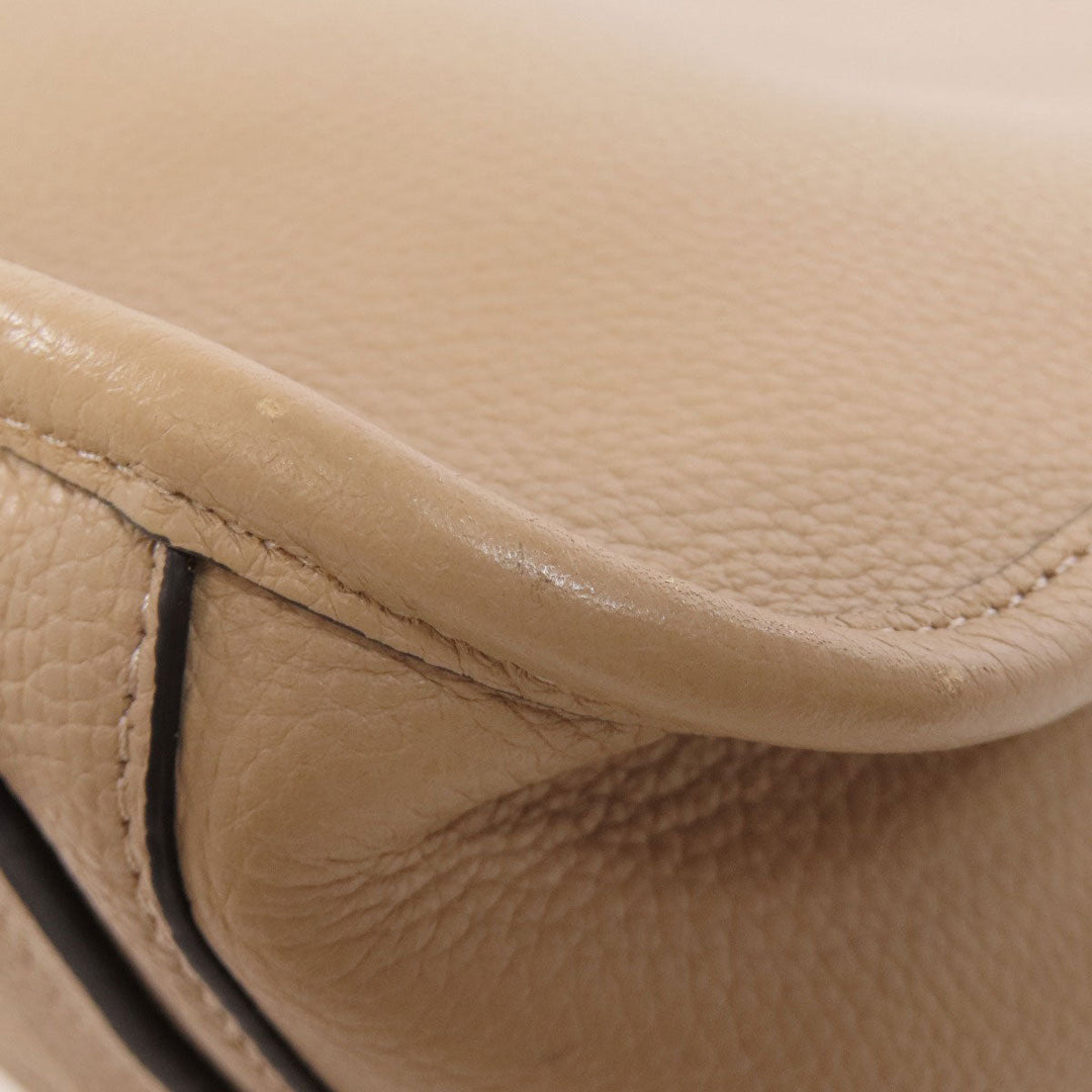 COACH Handbag C3768 leather beige Tyler Carryall 2WAY Women Used Authentic