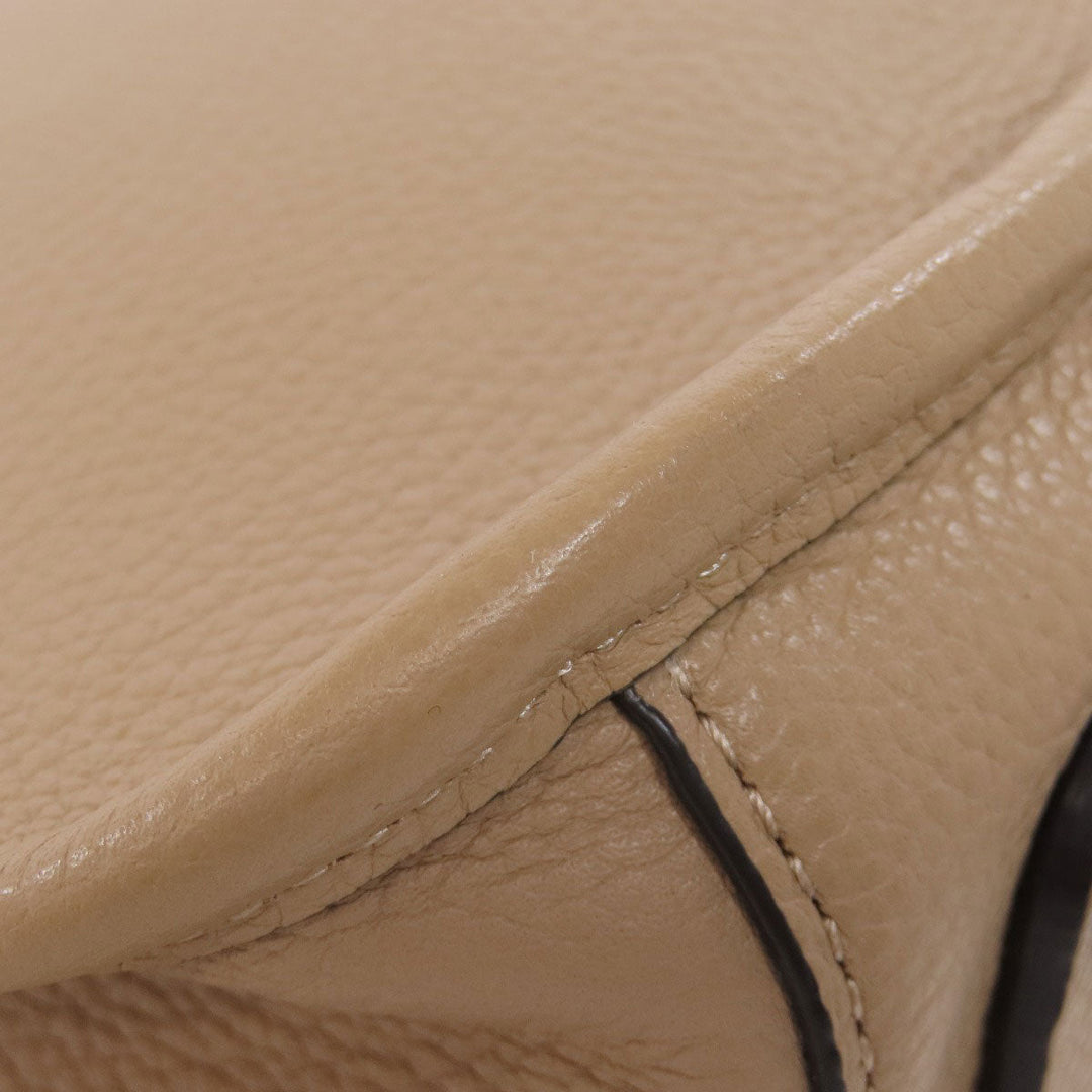 COACH Handbag C3768 leather beige Tyler Carryall 2WAY Women Used Authentic