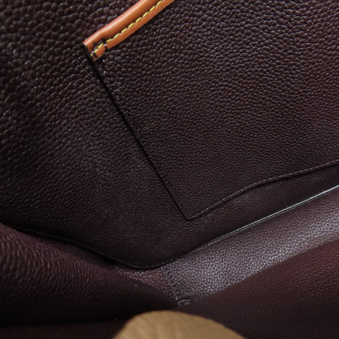 COACH Handbag C3768 leather beige Tyler Carryall 2WAY Women Used Authentic