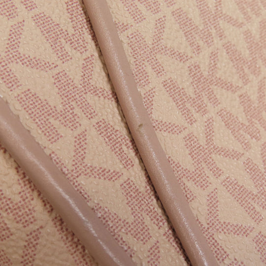 MICHAEL KORS Handbag PVC pink MK Signature 2WAY Women Used Authentic