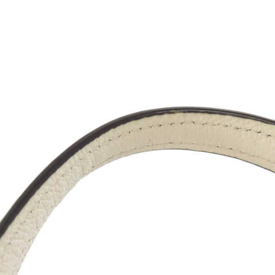 COACH Handbag F34563 leather white logo Women Used Authentic