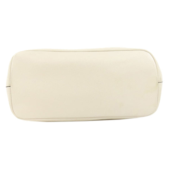 COACH Handbag F34563 leather white logo Women Used Authentic