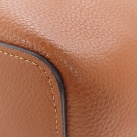 COACH Handbag 91122 leather Brown Town Bucket 2WAY