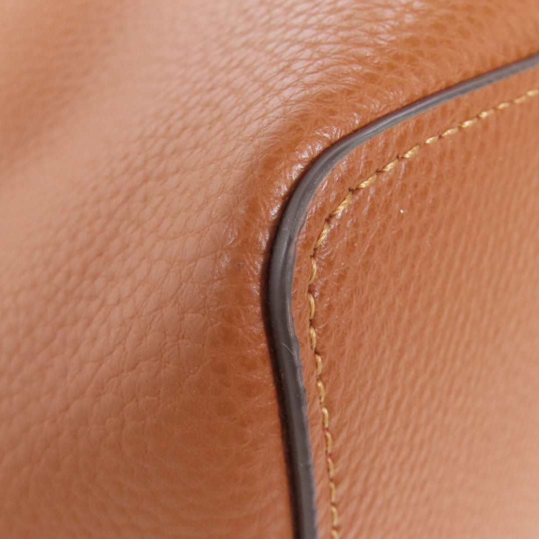 COACH Handbag 91122 leather Brown Town Bucket 2WAY