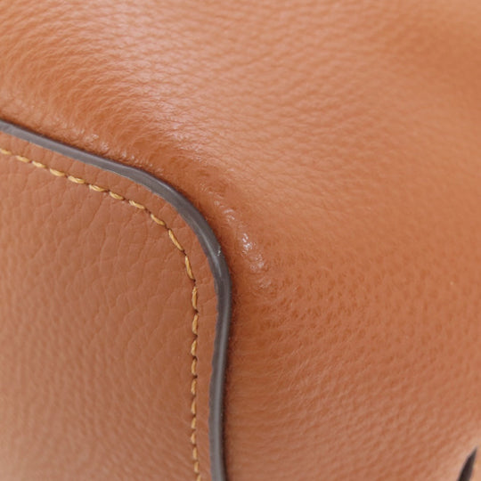 COACH Handbag 91122 leather Brown Town Bucket 2WAY