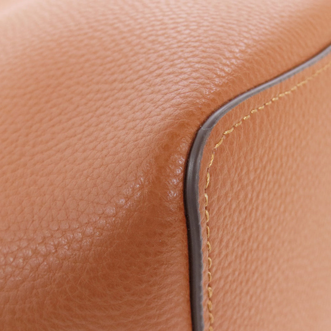 COACH Handbag 91122 leather Brown Town Bucket 2WAY