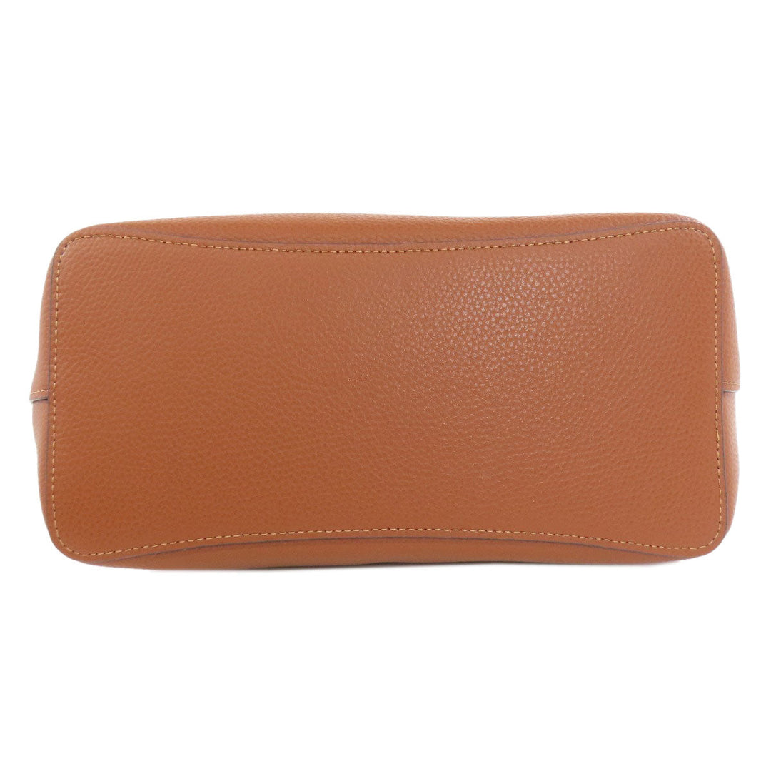 COACH Handbag 91122 leather Brown Town Bucket 2WAY