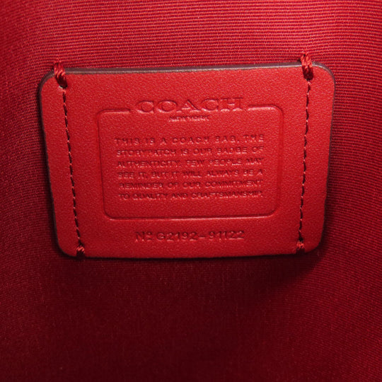 COACH Handbag 91122 leather Brown Town Bucket 2WAY