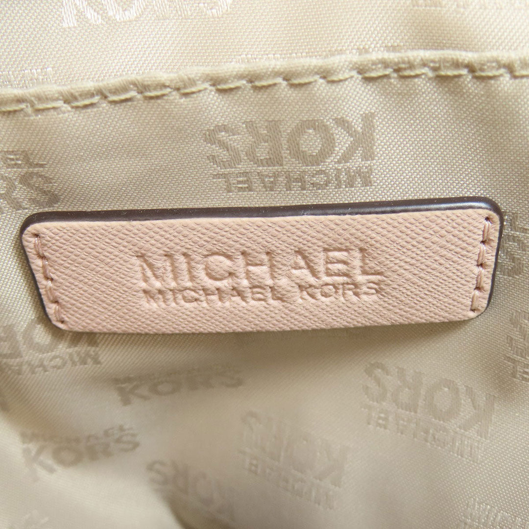 MICHAEL KORS Backpack PVC pink punching Women Used Authentic