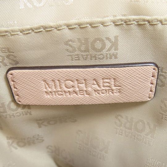 MICHAEL KORS Backpack PVC pink punching Women Used Authentic