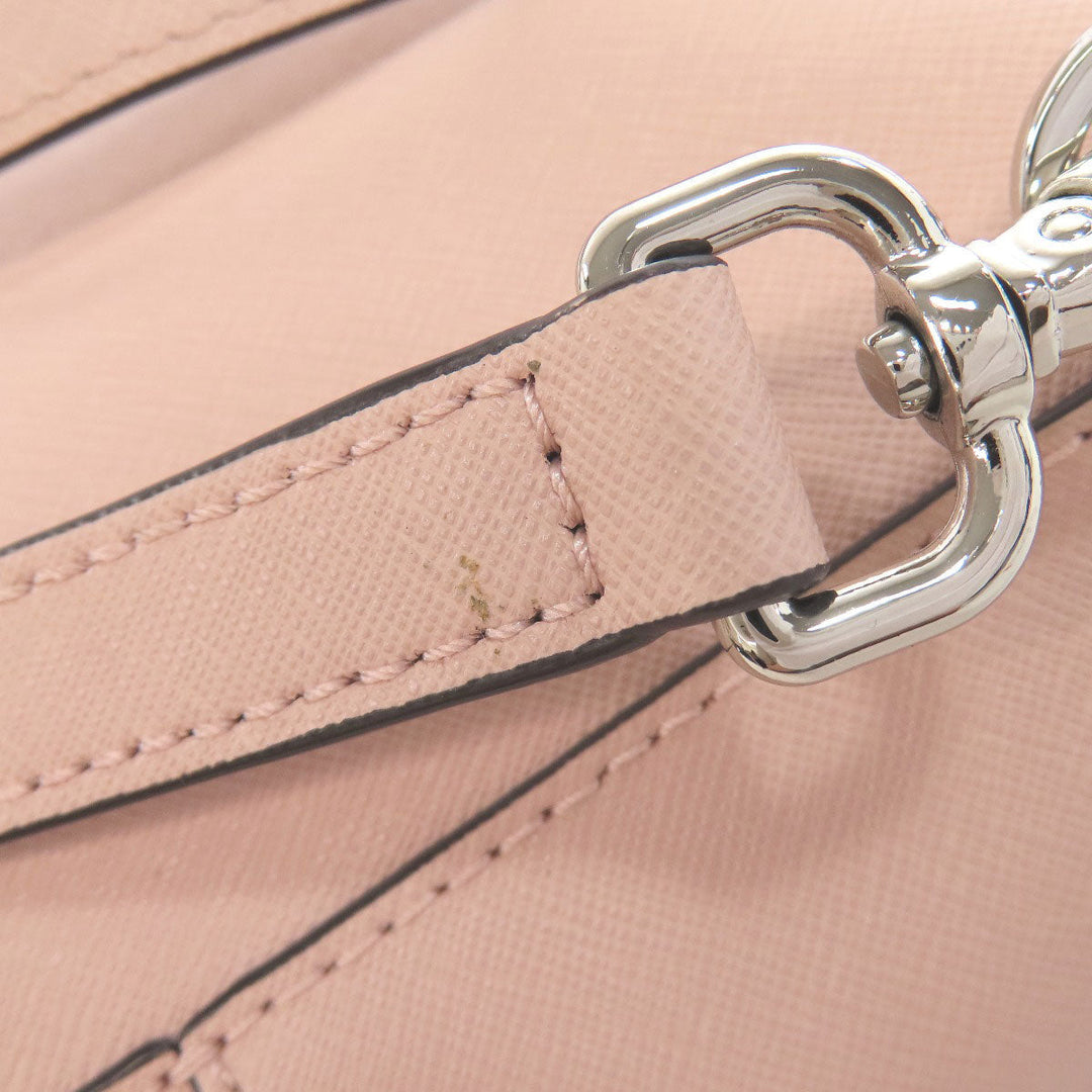 MICHAEL KORS Backpack PVC pink punching Women Used Authentic