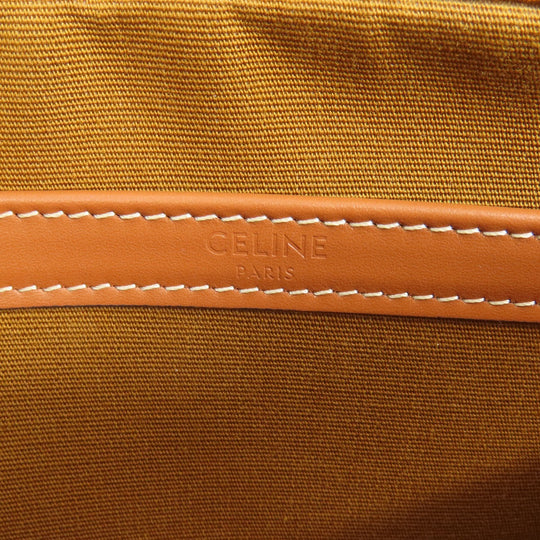CELINE Shoulder Bag PVC white Triomphe Women Used Authentic
