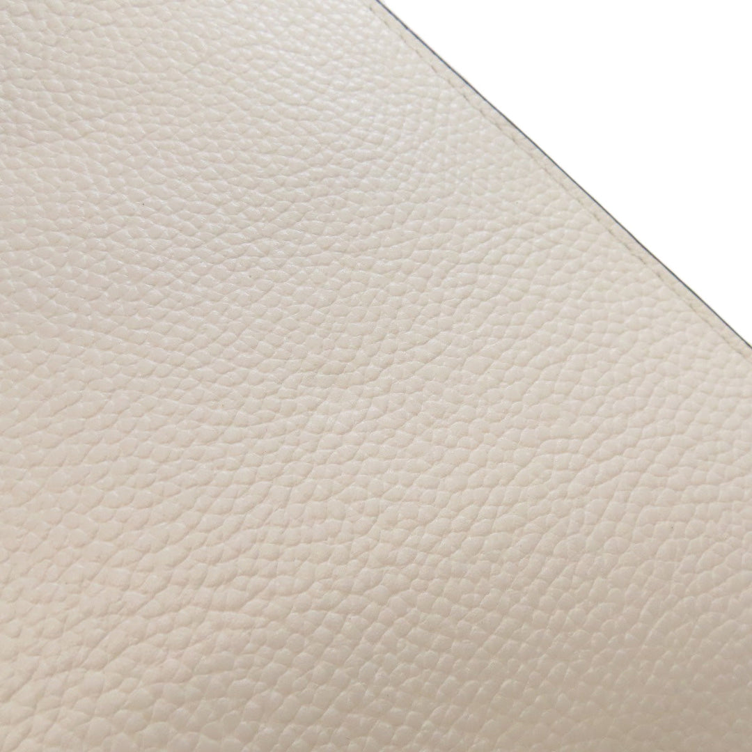 MICHAEL KORS Tote Bag leather white logo Women Used Authentic