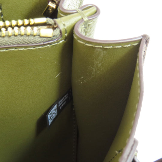 MICHAEL KORS Handbag PVC Brown MK Signature 2WAY Women Used Authentic