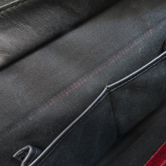 VALENTINO Handbag leather black Studs 2WAY