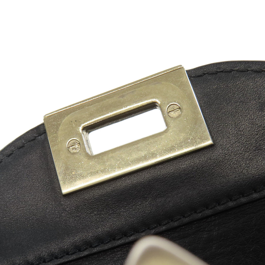 VALENTINO Handbag leather black Studs 2WAY