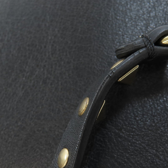 VALENTINO Handbag leather black Studs 2WAY