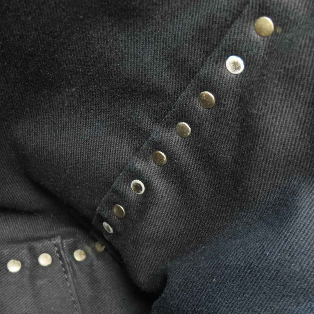 VALENTINO Handbag leather black Studs 2WAY