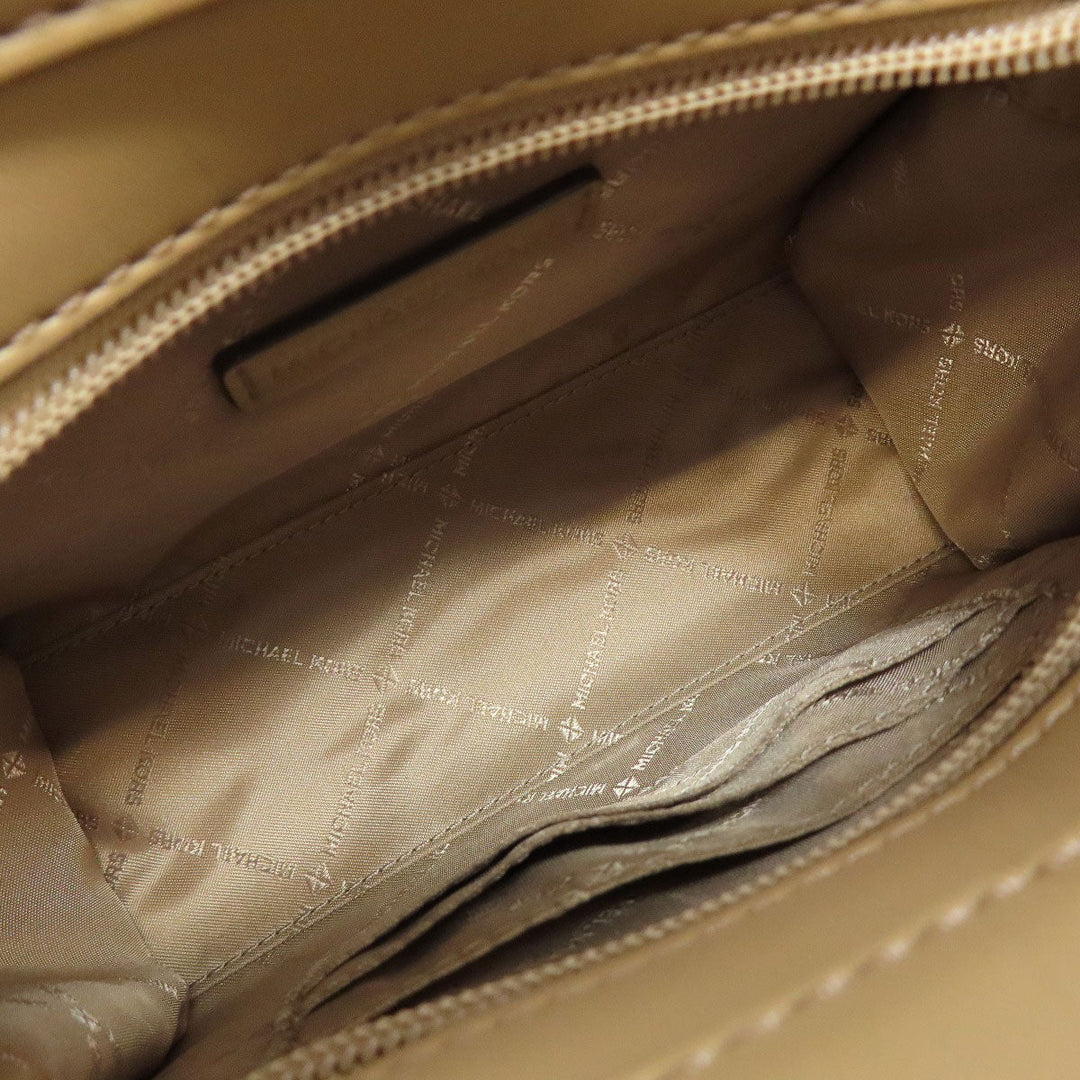 MICHAEL KORS Shoulder Bag PVC beige MK signature