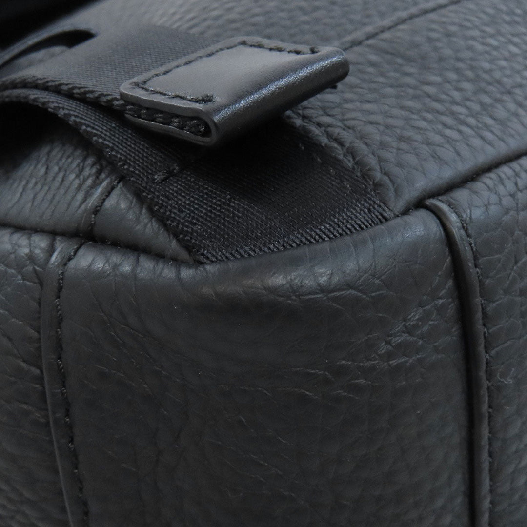 MICHAEL KORS Shoulder Bag leather black 2WAY Women Used Authentic