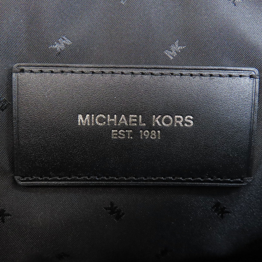 MICHAEL KORS Shoulder Bag leather black 2WAY Women Used Authentic