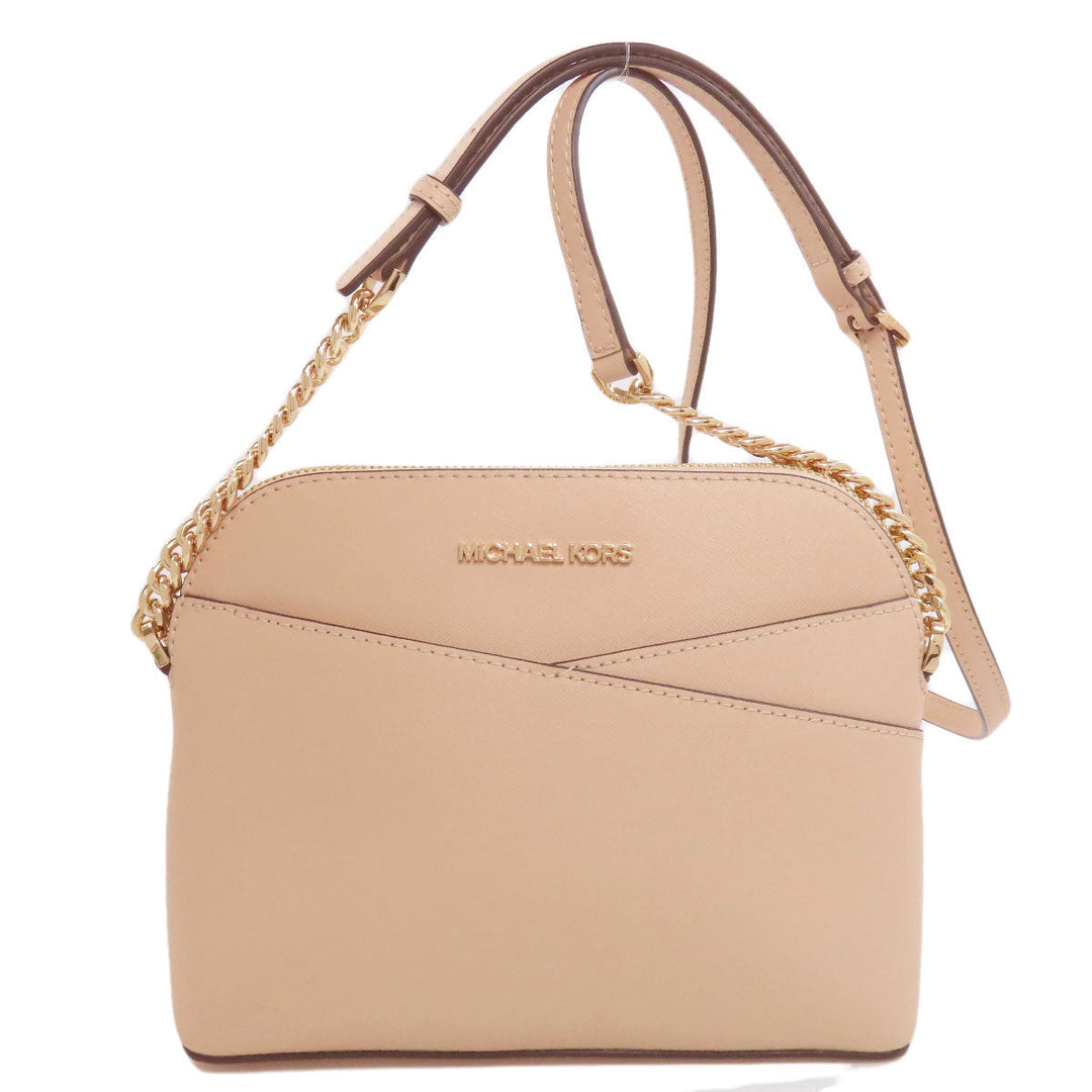 MICHAEL KORS Shoulder Bag PVC beige Long shoulder Women Used Authentic