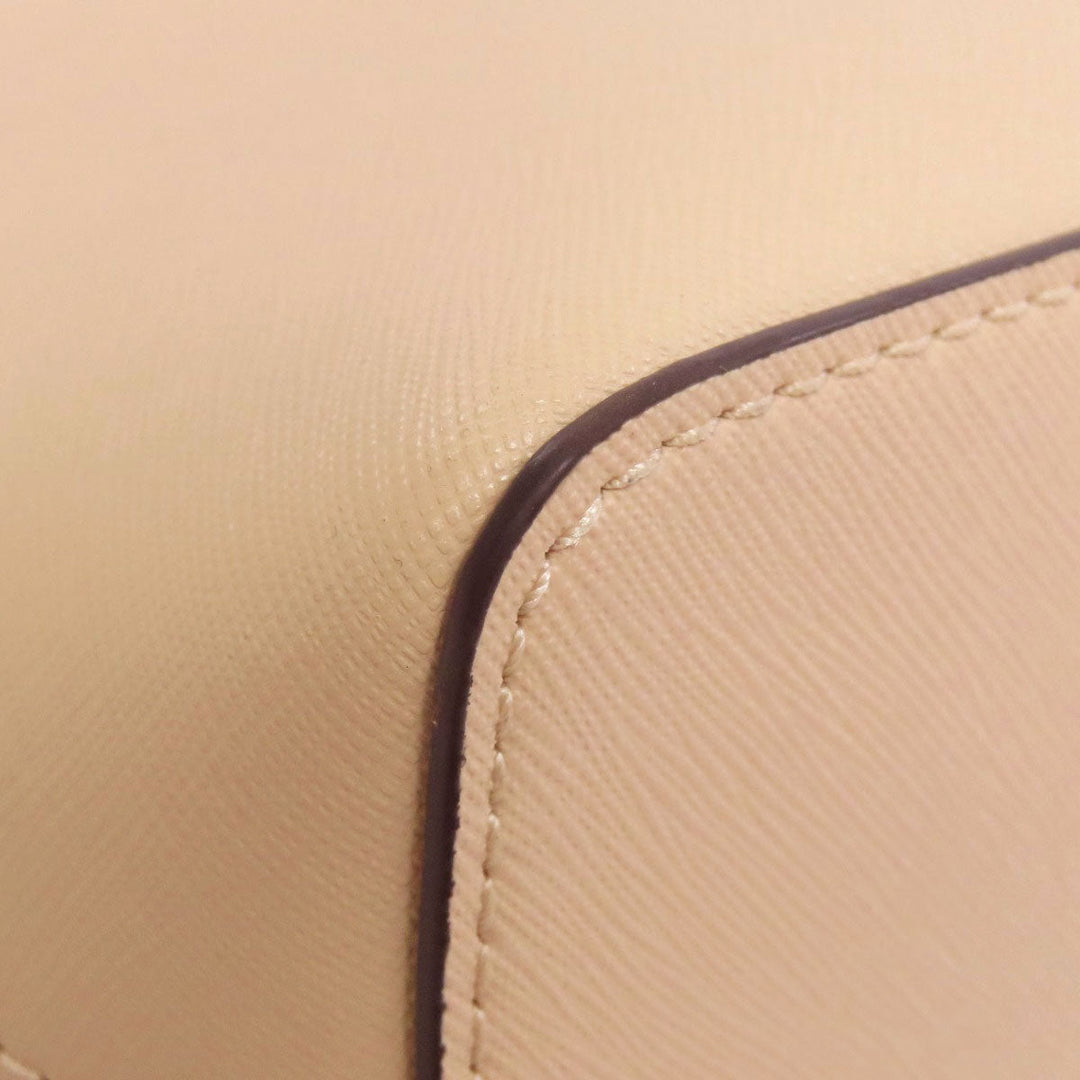 MICHAEL KORS Shoulder Bag PVC beige Long shoulder Women Used Authentic