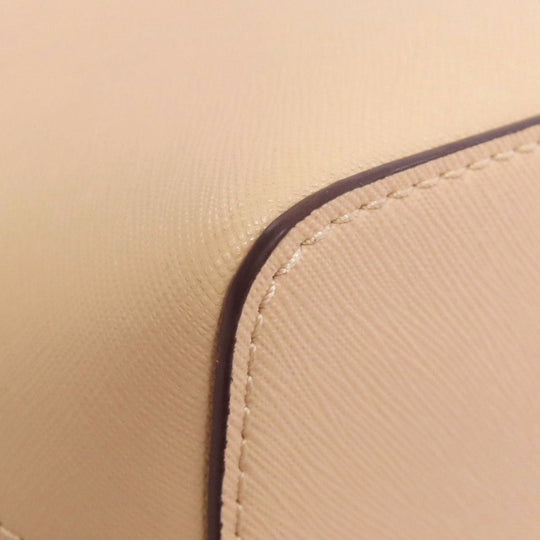 MICHAEL KORS Shoulder Bag PVC beige Long shoulder Women Used Authentic