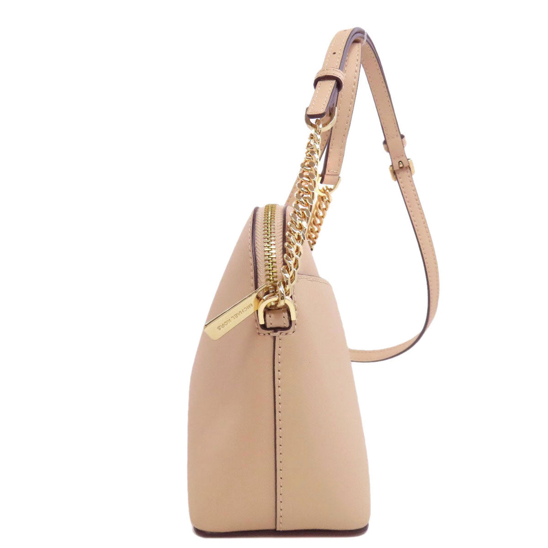 MICHAEL KORS Shoulder Bag PVC beige Long shoulder Women Used Authentic